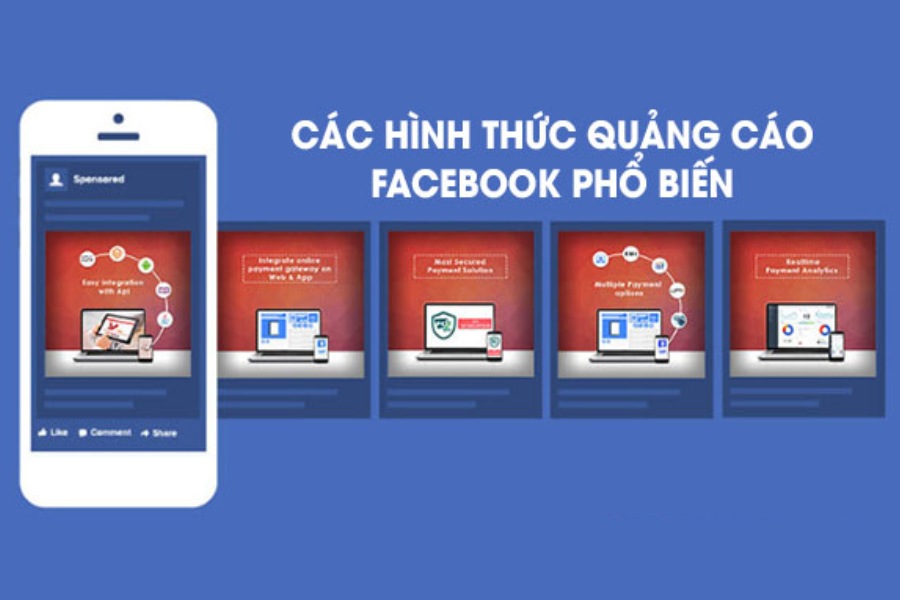 Các hình thức quảng cáo phổ biến trên Facebook