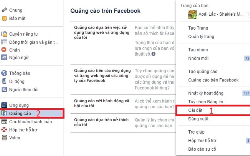 Cách chặn quảng cáo trên Facebook bằng điện thoại