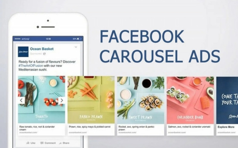 Cách sử dụng Facebook Carousel Ads hiệu quả