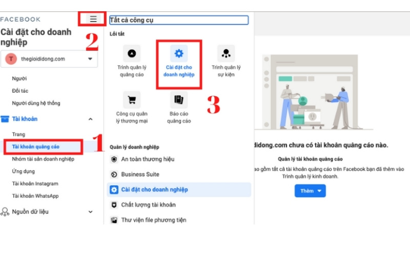 Hướng dẫn tạo tài khoản Facebook Business