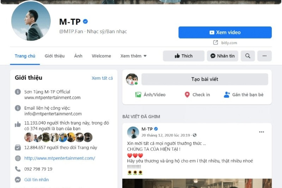 Facebook Profile hay còn gọi là trang cá nhân Facebook