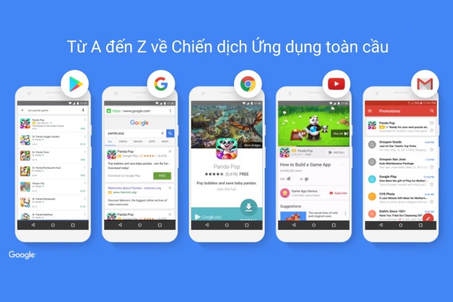 Quảng cáo ứng dụng toàn cầu