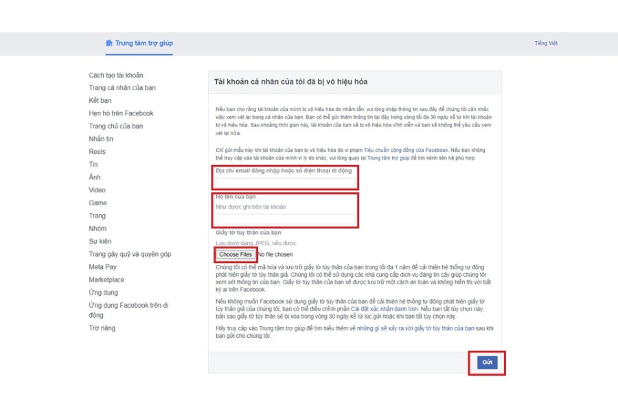 Cách khắc phục vi phạm tiêu chuẩn cộng đồng Facebook