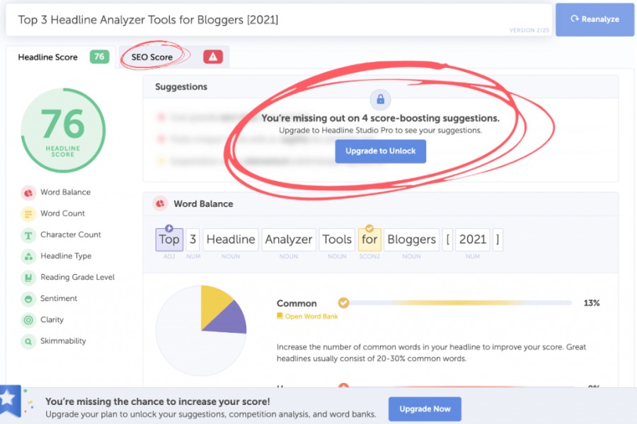 CoSchedule Headline Analyzer