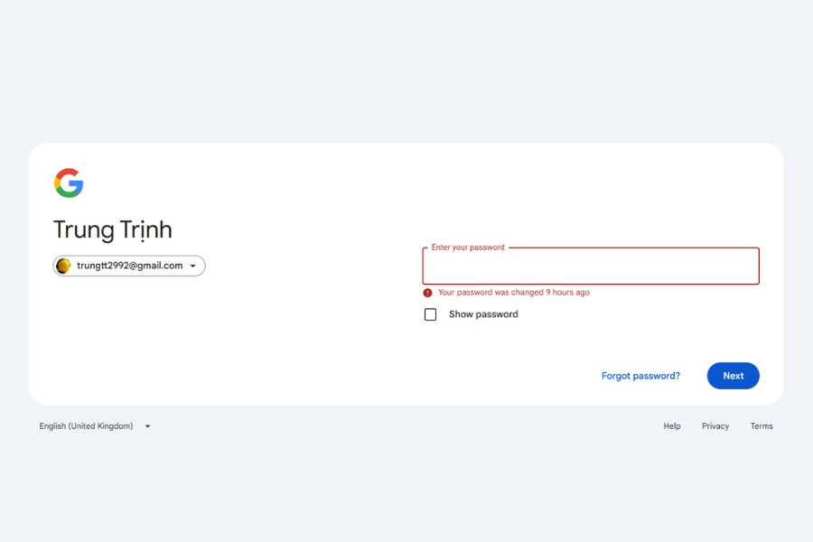 Đã chuyển dữ liệu Google Ads của mình và giờ tôi không thể đăng nhập được
