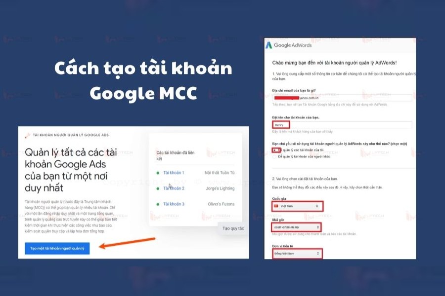 Hướng dẫn tạo MCC Google Ads
