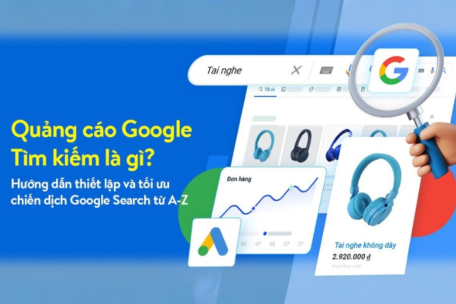Quảng cáo Google Tìm kiếm là hình thức quảng cáo Google hiển thị trực tiếp trên trang kết quả tìm kiếm.