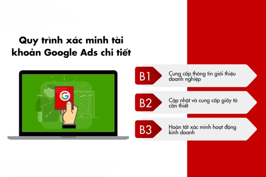 Hướng dẫn xác minh tài khoản Google Ads 