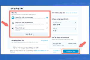 Tạo tài khoản quảng cáo Facebook