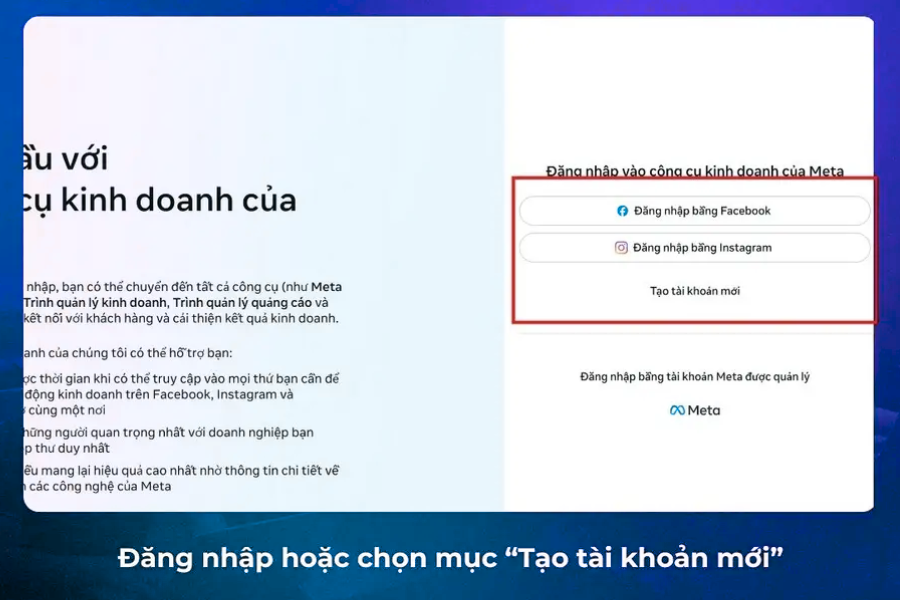 Tài khoản quảng cáo doanh nghiệp