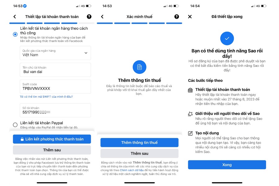 Cách thêm phương thức thanh toán Facebook