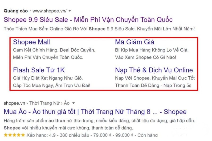 Tiện ích mở rộng về giá