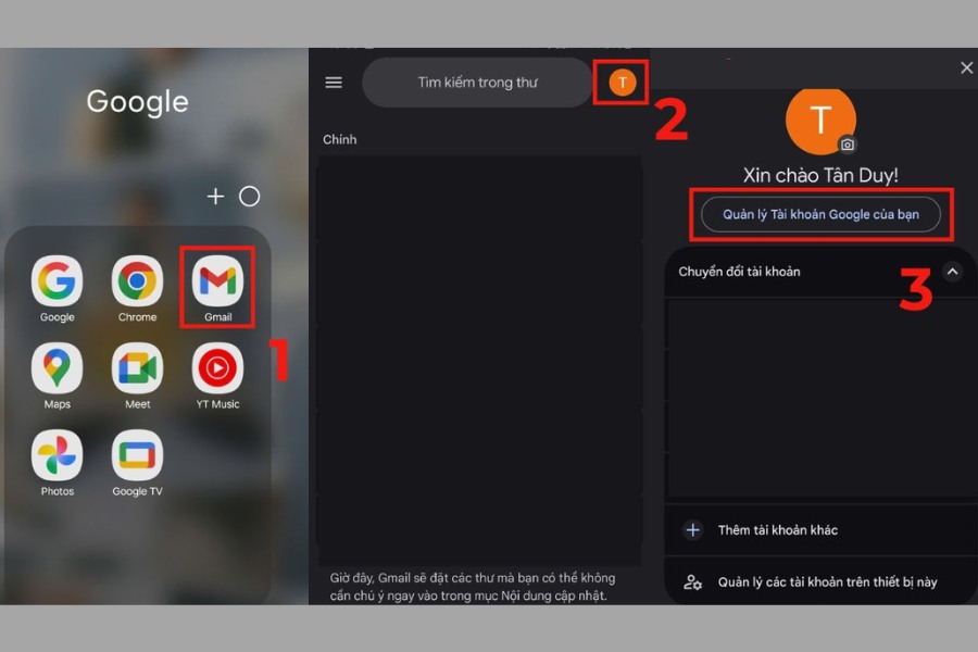 Cách lấy mã xác minh Gmail bằng mã dự phòng 