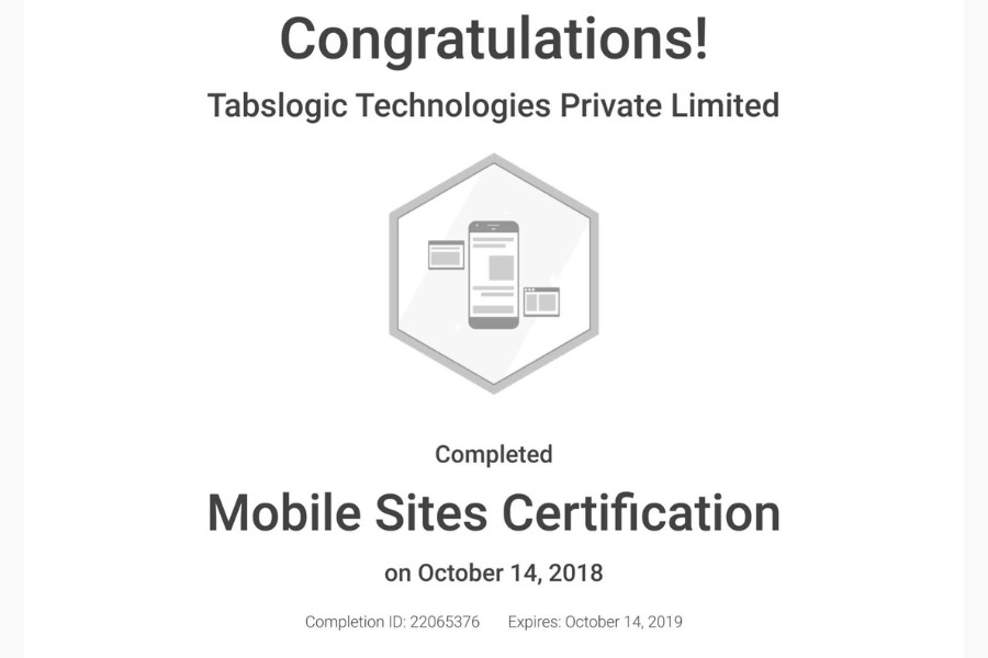 Google Mobile Sites Certification