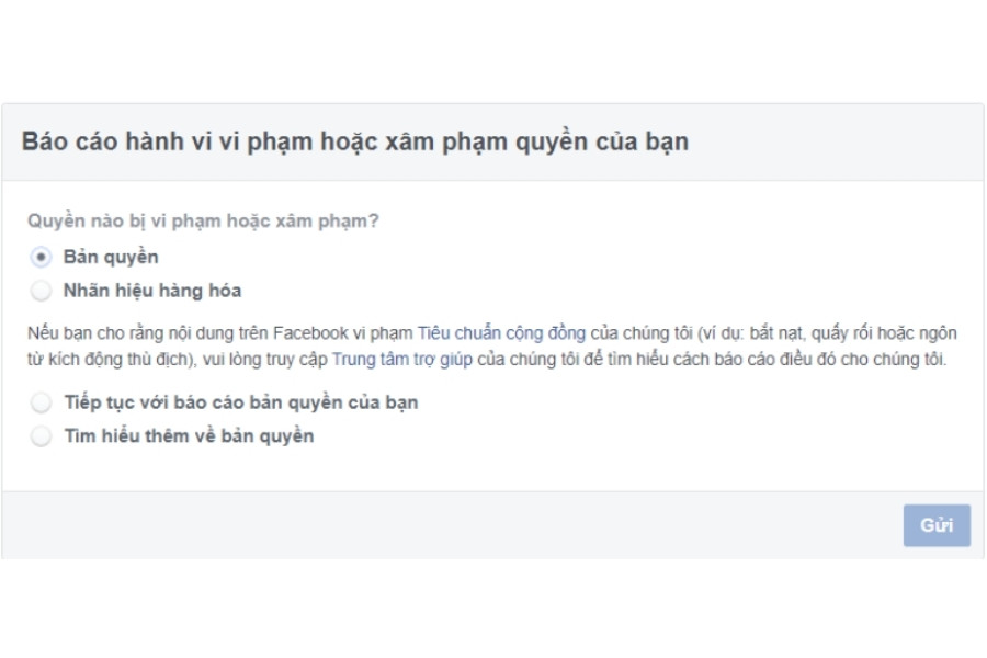Hướng dẫn báo cáo vi phạm bản quyền bằng Link 106