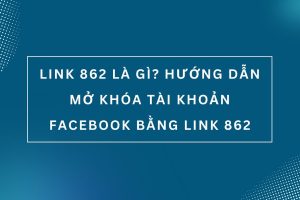 Link 862 được sử dụng để khắc phục các vấn đề liên quan đến tài khoản
