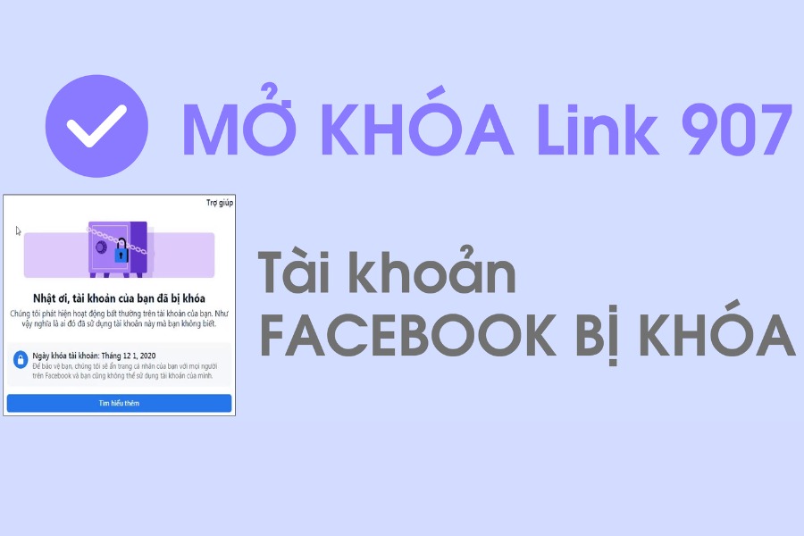 Link 907 là form hỗ trợ chính thức từ Facebook dùng để kháng nghị mở khóa bị vô hiệu hóa