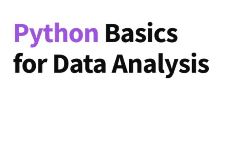 Learn Python basics for Data Analysis