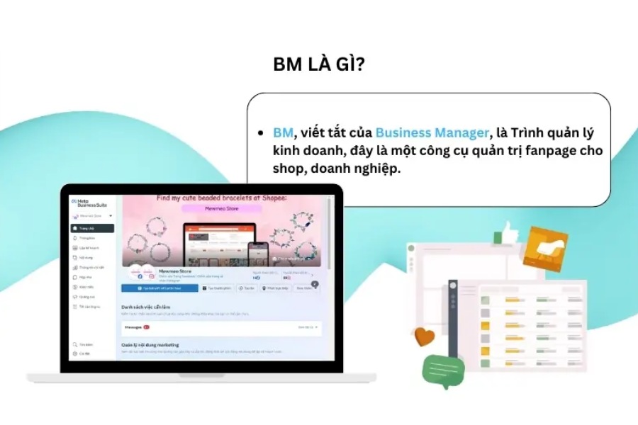 Tài khoản Business Manager (BM) Facebook là không gian quản lý chuyên nghiệp trên Meta 