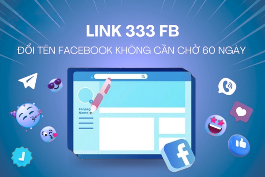 Link 333 được sử dụng khi cách đổi tên thông thường ở cài đặt tài khoản Facebook không khả dụng