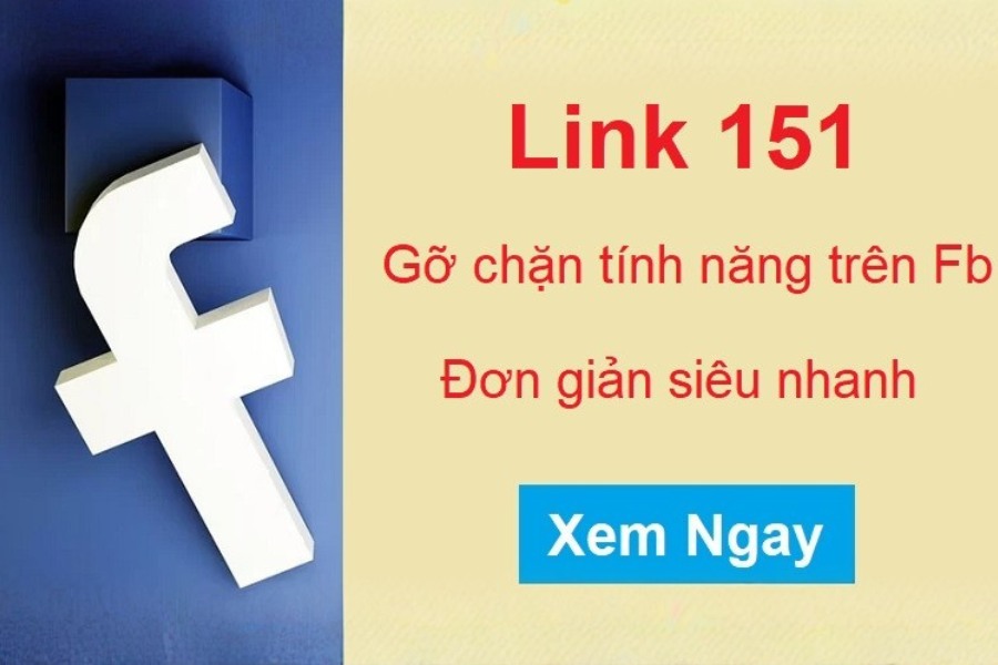 Link 151 là kênh hỗ trợ chính thức khi tài khoản Facebook